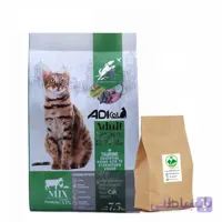 غذای خشک گربه بالغ سوپر پریمیوم میکس برند ادی کت وزن 1 کیلوگرم فله