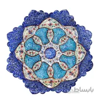 بشقاب میناکاری 16 سانتی متری کد E-06