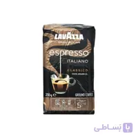 قهوه لاوازا سیاه اسپرسو 250 گرم پاکتی