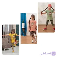 تیشرت شلوارک دختر چریکی کد:1021
