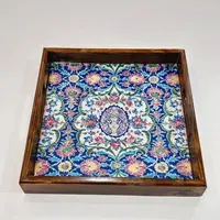 سینی مربع دکوپاژ کد ۰۴