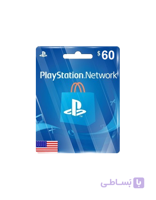 خرید کارت PSN آمریکا | 60 دلاری ا PSN 60$ Gift Card US دیجیتالی