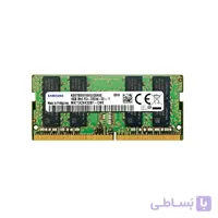 رم لپ‌تاپ DDR4 تک کاناله 2400 مگاهرتز CL17 سامسونگ مدل 2Rx8 ظرفیت 16 گیگابایت ا SAMSUNG DDR4 2400 MHZ CL17 2Rx8 RAM 16G