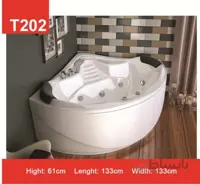 وان حمام Tenser تنسر مدل T202 سایز 61*133*133