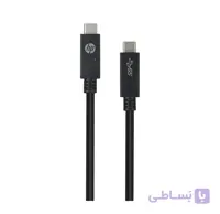 کابل تبدیل USB-C به USB-C اچ پی مدل BLK طول 1 متر