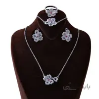 ست نقره زنانه کد NTR_150