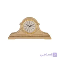 ساعت رومیزی چوبی لوتوس مدل 5508 کرم پتینه