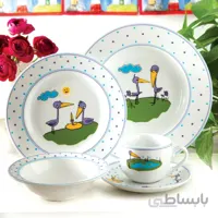 سرویس چینی 5 پارچه کودک پلیکان