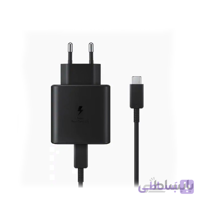 شارژر دیواری سامسونگ مدل EP-T45W به همراه کابل تبدیل USB-C 1/8