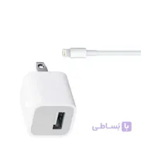 شارژر، کابل شارژ و آداپتور اصلی گوشی iPhone SE کد 23704