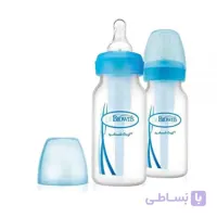 شیشه شیر 120 میل آپشن پلاس آبی بدون جعبه دکتر براون Dr Browns