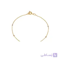 پابند طلا زنانه طرح قلب CA401