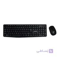 کیبورد و ماوس بی سیم کرون مدل Crown W960 ا Crown W960 wireless keyboard and mouse