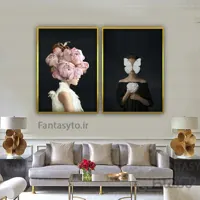 تابلو دکوراتیو دو عددی چهره
