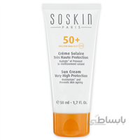 ضد افتاب فاقد چربی بدون رنگ ساسکین Soskin SPF 50