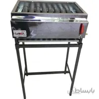 کباب پز استیل حسینی مدل ماندگار ا ابعاد : 35 × 55 سانتی متر