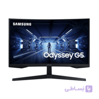 مانیتور مخصوص بازی سامسونگ مدل LC27G55TQ-W سایز 27 اینچ
