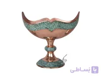 کشکول فیروزه کوبی مسی سایز 25