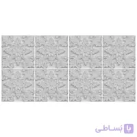 دیوارپوش تندیس و پیکره شهریار مدل امای کد W1010 21 بسته 8 عددی