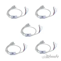 کابل تعمیر دوربین مداربسته تحت شبکه الکترومن مدل C001 بسته 5 عددی