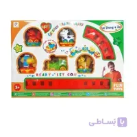 قطار اسباب بازی ۵ واگن مدل حیوانات
