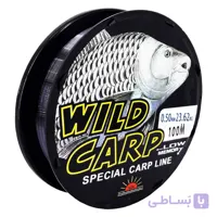 نخ ماهیگیری وایلد کارپ مدل 4C-p سایز 0.50 میلی متر