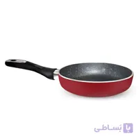 تابه تک دسته سایز 22 گرانیتا زرشکی زرساب کد GT-222R