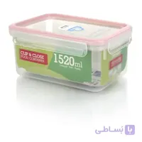 ظرف فریزری مستطیلی هوم کت ۱۵۲۰ میلی لیتری