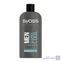 شامپو سایوس مردانه مدل Clean and Cool حجم 500 میلی لیتر ا Syoss Men Shampoo, Clean and Cool Model, Volume 500 ml کد 330408