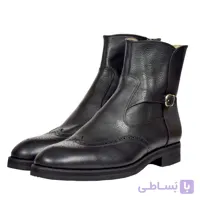 نیم بوت زیپ دار مردانه مدل لاسو مشکی