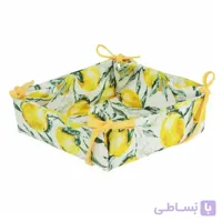 سبد نان رزین تاژ طرح لیمو کتان