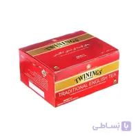 چای کیسه ای ساده 50 تایی توینینگز در کارتن 24 عددی ا twinigs simple 50