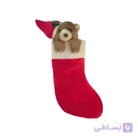 آویز جوراب بابانوئل کریسمس مدل STCH221