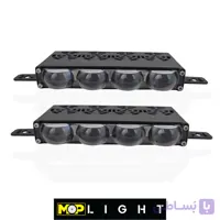 پروژکتور چهار لنز کتابی دو رنگ 110 وات MOP