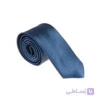 کراوات ساده مردانه سورمه ای کد T1079
