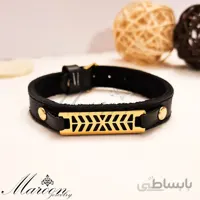 دستبند چرم طبیعی شارون مارون MM86