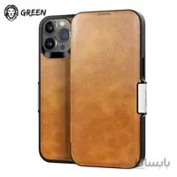 کیف چرمی گرین لاین Green Lion PU Leather Wallet Folio Case for iPhone 13 Pro Max