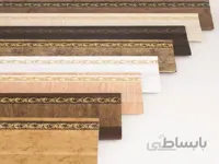 قرنیز ۹/۵ سانت طرح دار (گلدار PVC)