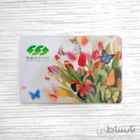 کارت ویزیت سلفون براق دورگرد بزرگ