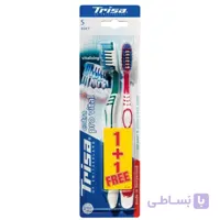مسواک تریزا مدل Pro Vital با برس نرم بسته 2 عددی