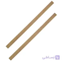 پروفیل چوبی راش اعلا 8 در 30 میلی‌متر طول 70 سانتی‌متر بسته 2 عددی