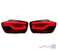 چراغ خطر اسپرت تیبا 2 طرح کادنزا قرمز دودی