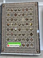 فرش کاشان طرح خشت تابلو (1200 شانه)