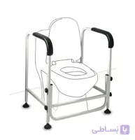 چهار چوب دستگیره دار توالت فرنگی سالمند