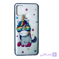 قاب طرح دار سامسونگ A21s طرح یونیکورن/Samsung A21s