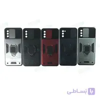 قاب گوشی سامسونگ A03S قاب بتمن آرمور با محافظ لنز دوربین