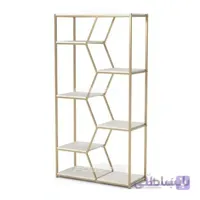 کتابخانه و قفسه کتاب استیل مدل درنا