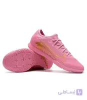 کفش فوتسال نایک مرکوریال های کپی Nike Mercurial Vapor XIII Pro IC Ballon D'Or - Pink / Gold / Purple