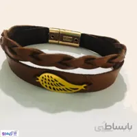 دستبند چرم طرح گیس