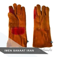 دستکش چرمی جوشکاری ساق بلند